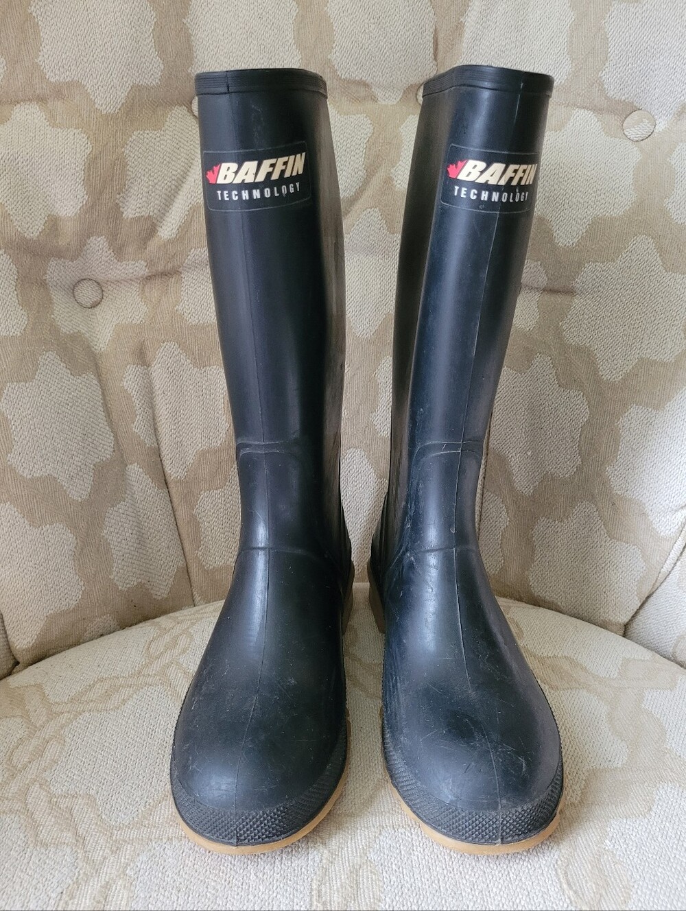 BAFFIN RUBBER RAINBOOTS CSA PROTECTIVE FOOTWEAR BLACK WOMEN'S 6 - Picture 3 of 15